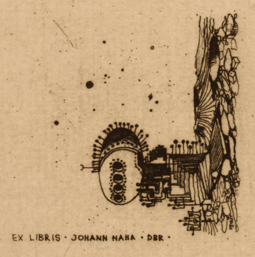 Exlibris by ? Unbekannt from Unknown for Johann Naha - Abstract 