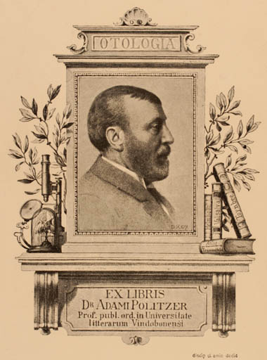Exlibris by ? Unbekannt from Unknown for Adam Politzer - Portrait 