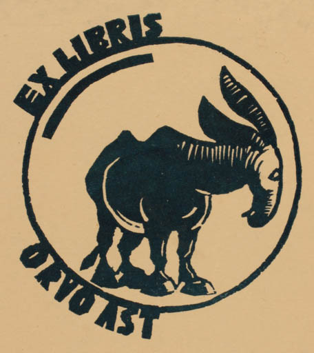 Exlibris by ? Unbekannt from Unknown for Orio Ast - Fauna 