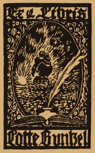Exlibris by ? Unbekannt from Unknown for Lotte Buntzel - 