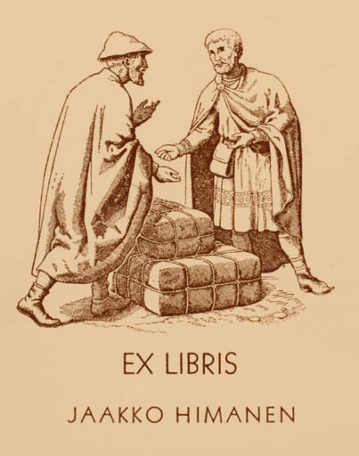Exlibris by ? Unbekannt from Unknown for Jaakko Himanen - 