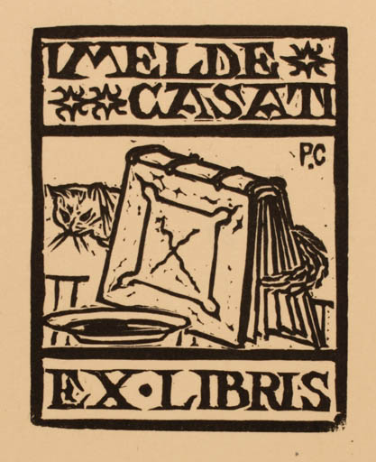 Exlibris by ? Unbekannt from Unknown for Imelde Casati - Book Cat 