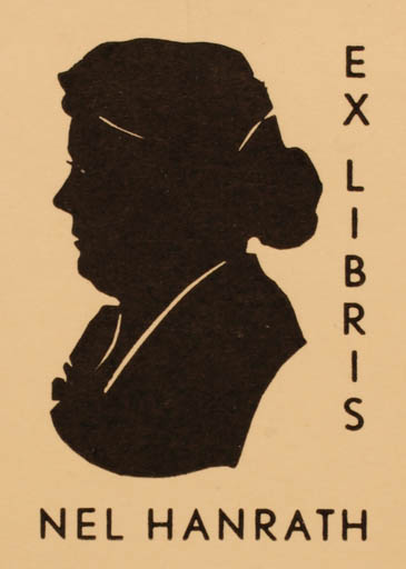 Exlibris by ? Unbekannt from Unknown for Nel Hanrath - Woman 