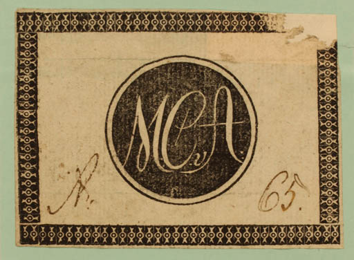 Exlibris by ? Unbekannt from Unknown for ? M. C. A. - Monogram 