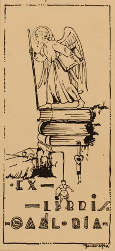 Exlibris by ? Unbekannt from Unknown for ? Gaal-Dia - Book Angel 