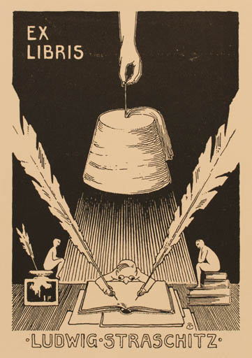 Exlibris by ? Unbekannt from Unknown for Ludwig Straschitz - 