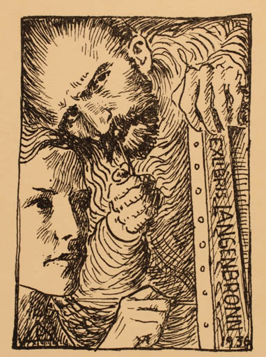Exlibris by ? Unbekannt from Unknown for ? Langenbronn - Art 